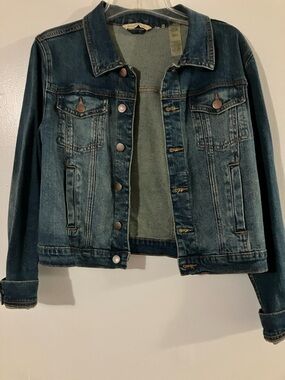 Soft Surroundings Blue Denim Jean Jacket